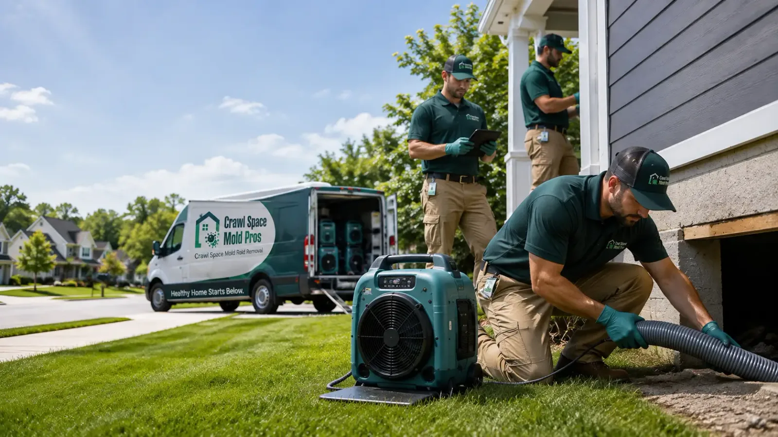 Crawl Space Mold Removal in Linkwood, MD